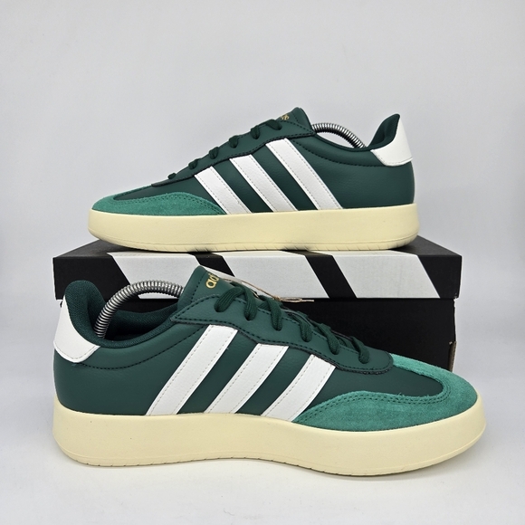 New adidas Barreda Lifestyle Collegiate Green Core White Men\'s Shoes Size 9.5 main image 8